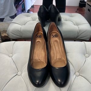 Sofft - Palisade - Brand New, Never Worn. 3” Block Heel. Leather Upper - Black